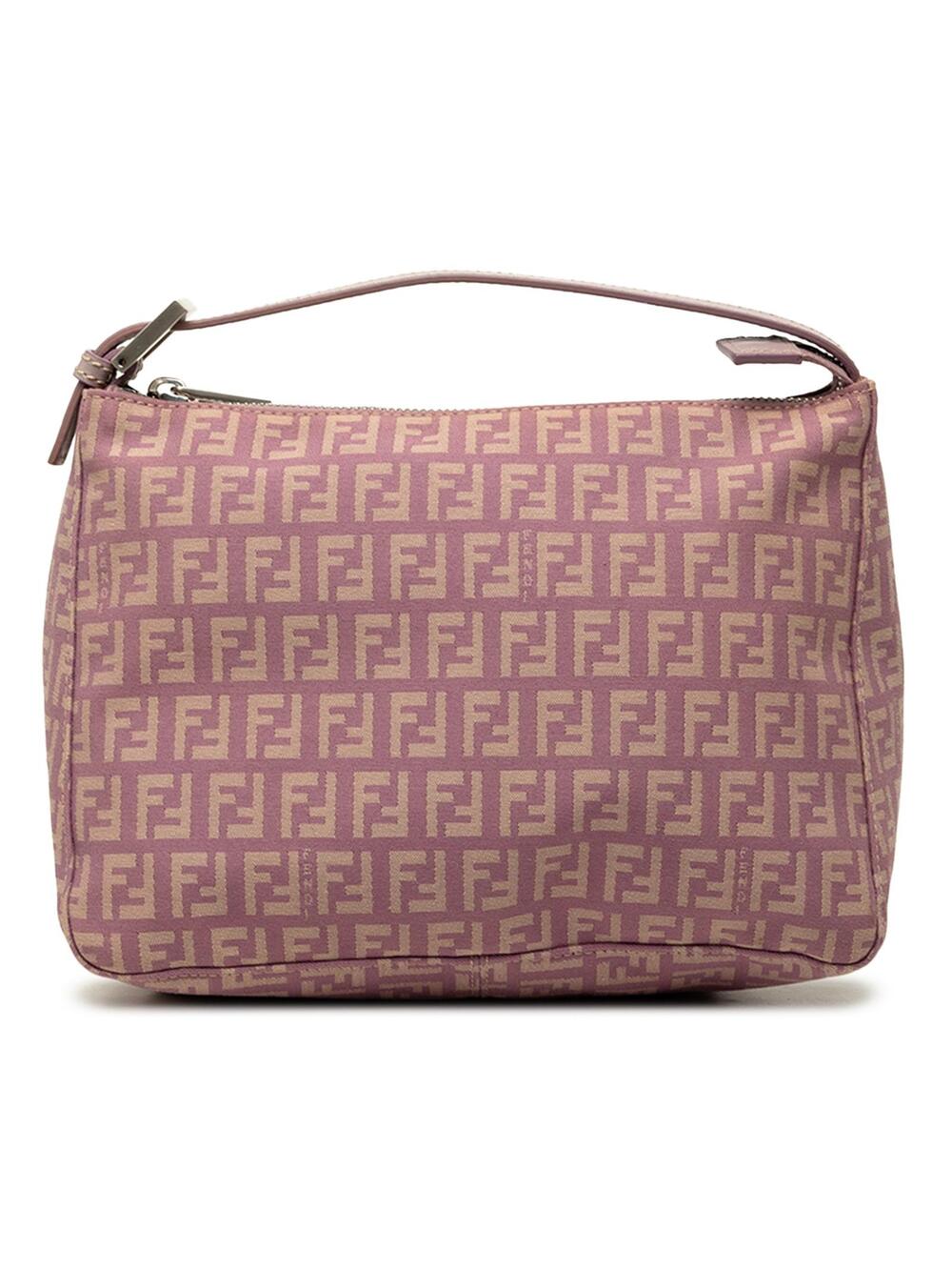 Fendi Zucchino Canvas Handbag Pre-Loved #327849F66B